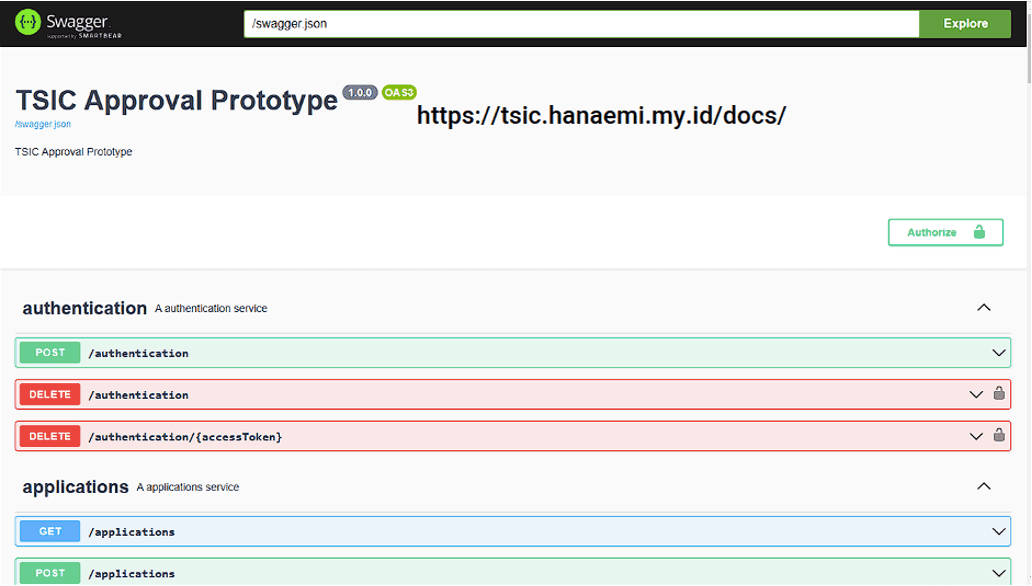 TSIC - Approval Prototype